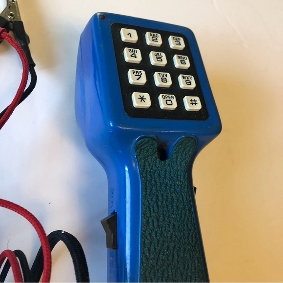 Telephone Repair Lineman Butt Test Set/ pushbutton / perfect condition - Picture 7 of 7